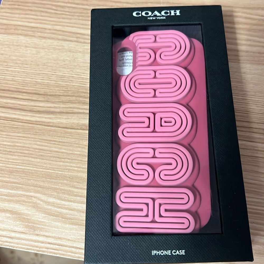 Coach iPhone 11 Pro Max case. New in the box